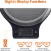 Amazon Basics Stainless Steel Digital Kitchen Scale with LCD Display, Batteries Included - Image 3