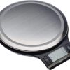 Amazon Basics Stainless Steel Digital Kitchen Scale with LCD Display, Batteries Included
